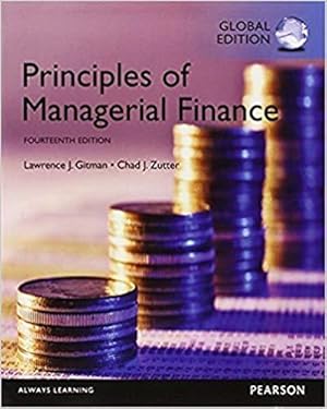 Seller image for Global Edition - Principles of Managerial Finance, 14e for sale by READINGON LLC