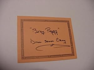 Seller image for SIGNED BOOKPLATE for sale by Daniel Montemarano