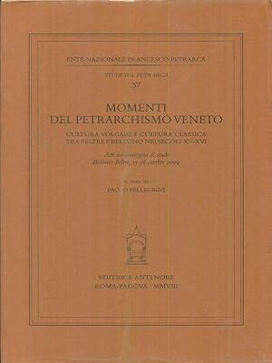 Image du vendeur pour Momenti del Petrarchismo Veneto mis en vente par Librodifaccia