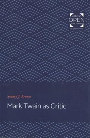 Bild des Verkufers fr Mark Twain As Critic zum Verkauf von GreatBookPrices