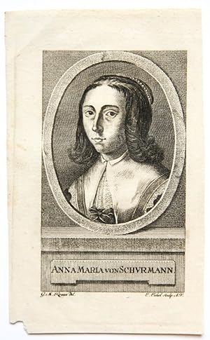 Portrait of Anna Maria van Schurman (Schuurman).