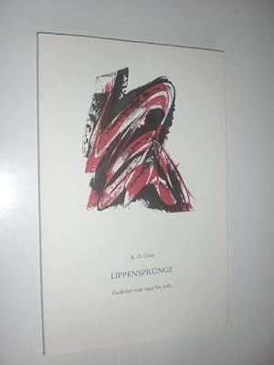 Imagen del vendedor de Lippensprnge. Gedichte von 1945 bis 1985 mit fnfzehn Offsetlithographien. a la venta por Stefan Kpper