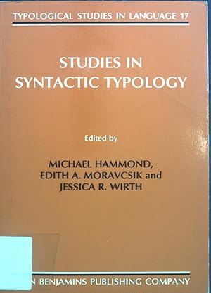 Seller image for Studies in Syntactic Typology (Typological Studies in Language, Band 17) for sale by books4less (Versandantiquariat Petra Gros GmbH & Co. KG)