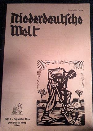 Niederdeutsche Welt Heft 9 September 1935 Ausgabe Seite 253-292