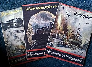 Kriegsbücherei der deutschen Jugend 3 Ausgaben : 14 .Bomber über Polen; 69. Siebzehn stoßen vor (...