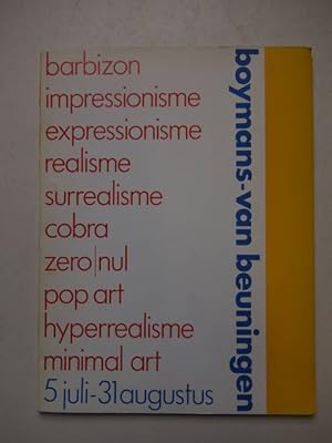 Image du vendeur pour Museum Boymans van Beuningen Rotterdam. Zomeropstelling Moderne Kunst 1980. mis en vente par Antiquariaat De Boekenbeurs