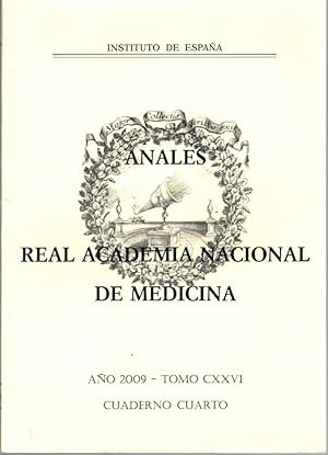 Imagen del vendedor de ANALES DE LA REAL ACADEMIA NACIONAL DE MEDICINA. AO 2009, TOMO CXXVI, CUADERNO CUARTO a la venta por Librera Dilogo