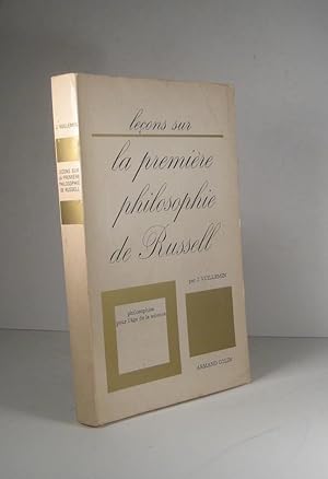 Image du vendeur pour Leons sur la premire philosophie de Russell mis en vente par Librairie Bonheur d'occasion (LILA / ILAB)
