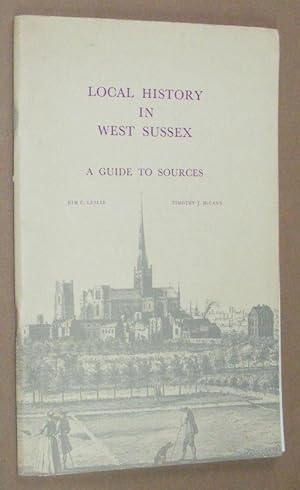 Immagine del venditore per Local History in West Sussex: a guide to sources venduto da Nigel Smith Books