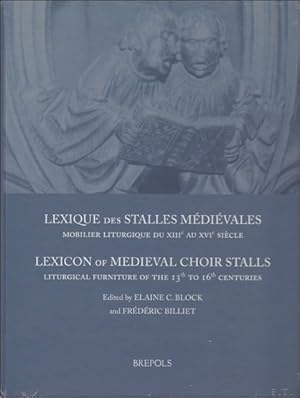 Immagine del venditore per Lexique des stalles medievales. Lexicon of Medieval Choir Stalls, venduto da BOOKSELLER  -  ERIK TONEN  BOOKS