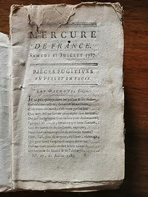Mercure de France 1787 - Plusieurs auteurs - 11 parutions + suppléments Classiques