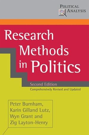 Bild des Verkufers fr Research Methods in Politics zum Verkauf von GreatBookPrices