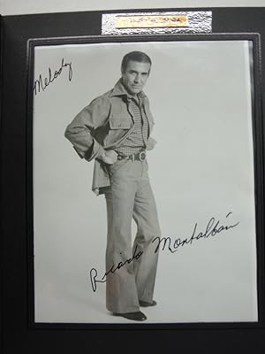 Original Ricardo Montalban Autographed Photo (8" x 10")