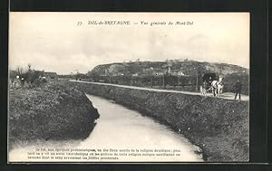 Carte postale Dol-de-Bretagne, Vue generale du Mont Dol