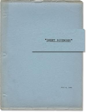 Bild des Verkufers fr Sweet November (Two original screenplays for the 1968 film) zum Verkauf von Royal Books, Inc., ABAA