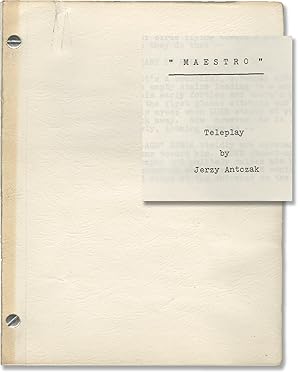 Bild des Verkufers fr Maestro (Original screenplay for the 1965 television film) zum Verkauf von Royal Books, Inc., ABAA