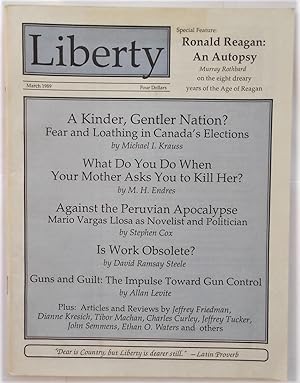 Image du vendeur pour Liberty Vol. 2 No. 4 (March 1989) (Libertarian Magazine) mis en vente par Bloomsbury Books