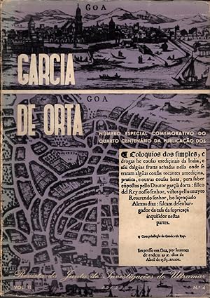 GARCIA DE ORTA: Revista da Junta de Investigações do Ultramar. Vol. 11. Nº 4