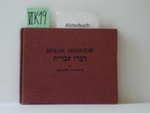 Image du vendeur pour Speak Hebrew mis en vente par Schuebula