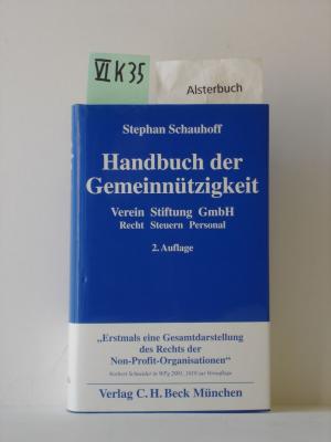 Seller image for Handbuch der Gemeinntzigkeit for sale by Schuebula
