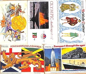 Imagen del vendedor de Brooke Bond Picture Cards 5 Book Bundle: Transport Through the Ages; Flags and Emblems of the World; British Costume; Olympic Greats; Olympic Challenge 1992 a la venta por WeBuyBooks