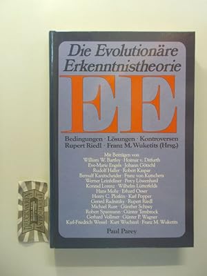 Die evolutionäre Erkenntnistheorie. Bedingungen - Lösungen - Kontroversen. (Biologie und Evolutio...