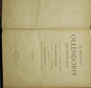 Il nuovo Ollendorff. Metodo facile per imparare la lingua inglese