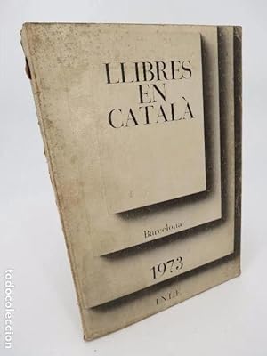 CATÀLEG DE LLIBRES EN CATALÀ. BARCELONA. INLE, 1973