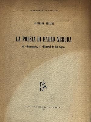 Bild des Verkufers fr La poesia di Pablo Neruda - Autografo autore zum Verkauf von Librodifaccia
