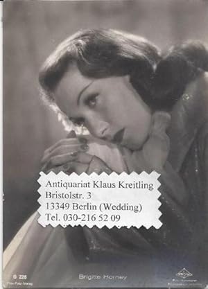 Bild des Verkufers fr Brigitte Horney - Deutsche Film- und Theaterschauspielerin ( 1911 - 1988 ) zum Verkauf von Klaus Kreitling