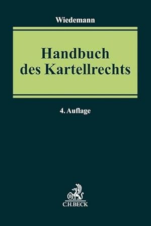 Bild des Verkufers fr Handbuch des Kartellrechts zum Verkauf von AHA-BUCH GmbH