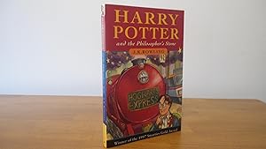 Harry Potter and the Philosopher's Stone- UK 1st Edition 39th printing paperback book- brown-hair...