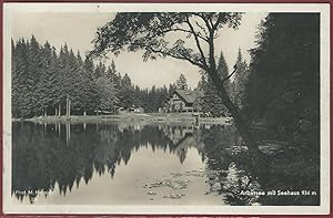 Bild des Verkufers fr AK Arbersee mit Seehaus, Restaurant, Inh. Karl Sperl, 1936 gelaufen zum Verkauf von GAENSAN Versandantiquariat