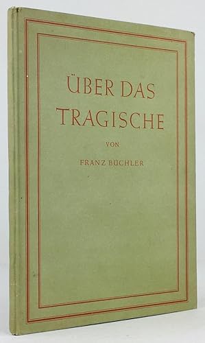 Seller image for ber das Tragische. for sale by Antiquariat Heiner Henke