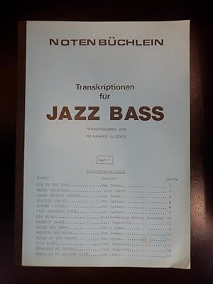 NOTENBUECHLEIN - Heft 1 - Transkriptionen für JAZZ BASS