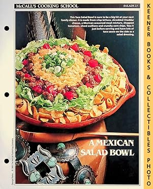 McCall's Cooking School Recipe Card: Salads 23 - Taco Salad Bowl : Replacement McCall's Recipage ...