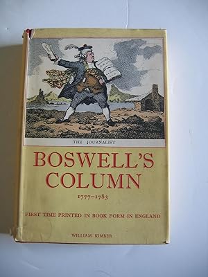 Seller image for Boswell's Column 1777-1783 for sale by Empire Books