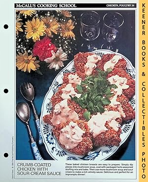 McCall's Cooking School Recipe Card: Chicken, Poultry 26 - Sour-Cream Chicken Breasts : Replaceme...