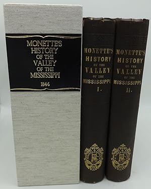 Imagen del vendedor de HISTORY OF THE DISCOVERY AND SETTLEMENT OF THE VALLEY OF THE MISSISSIPPI (Two Volumes, Three Maps) a la venta por Booklegger's Fine Books ABAA