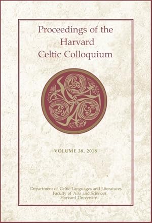 Seller image for Proceedings of the Harvard Celtic Colloquium 2018 for sale by GreatBookPrices