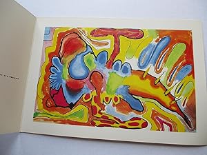 Seller image for Carroll Dunham Paintings Sonnabend Gallery 1990 Exhibition invite postcard and envelope for sale by ANARTIST