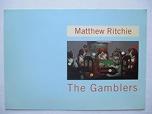 Bild des Verkufers fr Matthew Ritchie The Gamblers Basilico Fine Art 1998 Exhibition invite postcard zum Verkauf von ANARTIST