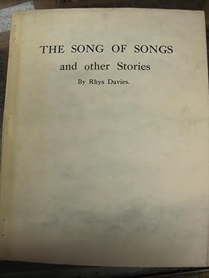 Seller image for THE SONG OF SONGS, and Other Stories for sale by Stony Hill Books