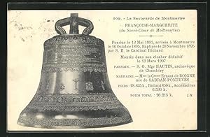 Ansichtskarte Glocke der Kirche in Montmatre