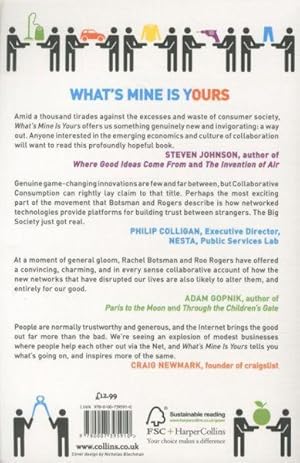 Imagen del vendedor de WHAT'S MINE IS YOURS - HOW COLLABORATIVE CONSUMPTION IS CHANGING THE WAY WE LIVE a la venta por Chapitre.com : livres et presse ancienne