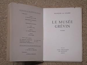 Image du vendeur pour Le muse Grvin, pome. mis en vente par Librairie Diogne SARL