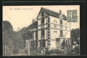 Carte postale Janville, Chalet Delangle