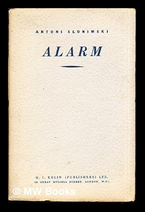 Seller image for Alarm for sale by MW Books