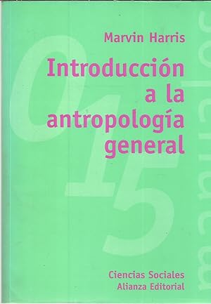 Imagen del vendedor de Introduccion a la antropologia general a la venta por TU LIBRO DE OCASION