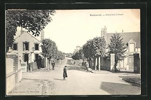 Carte postale Bonneval, Boulevard Eillault